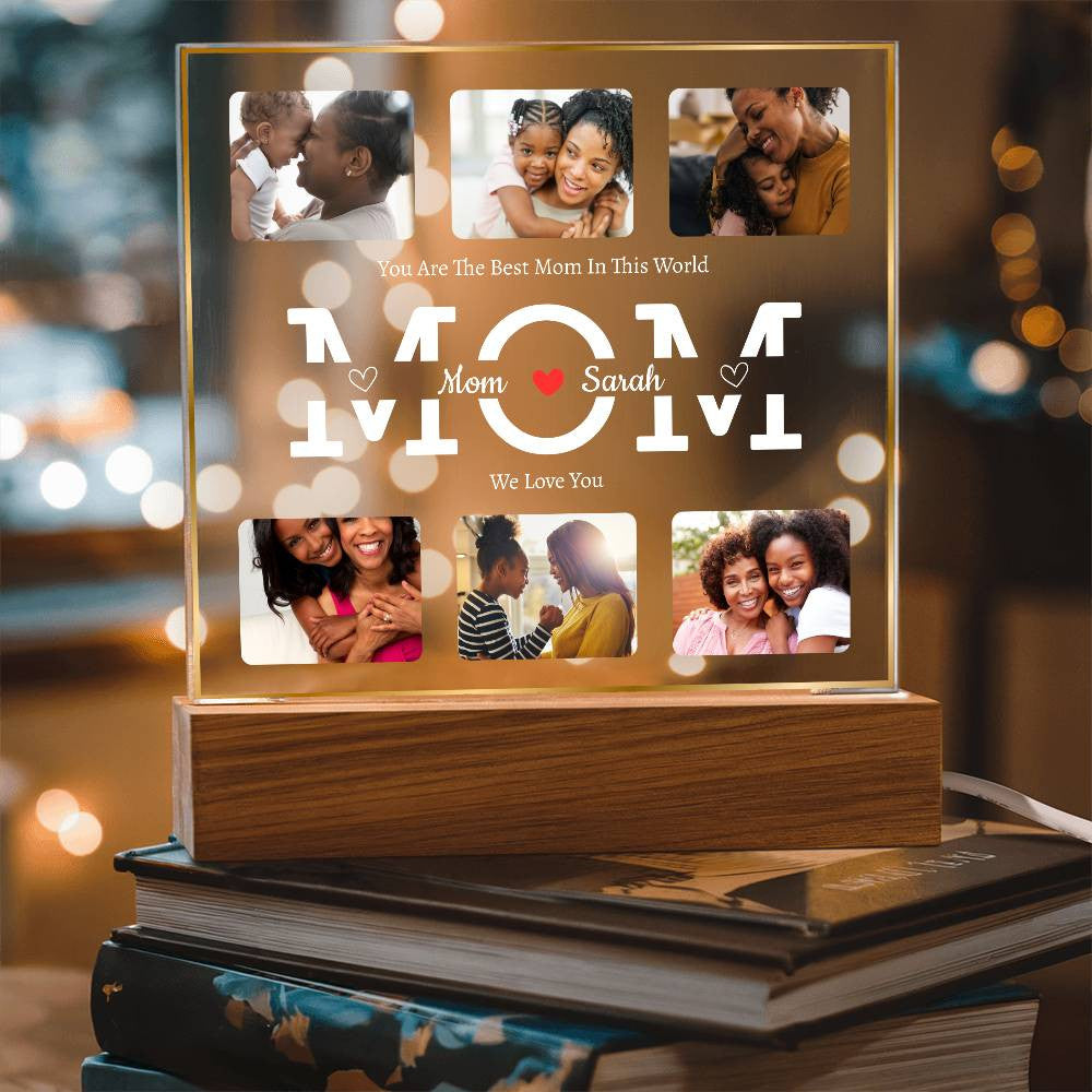 Mom - Acrylic Square Plaque
