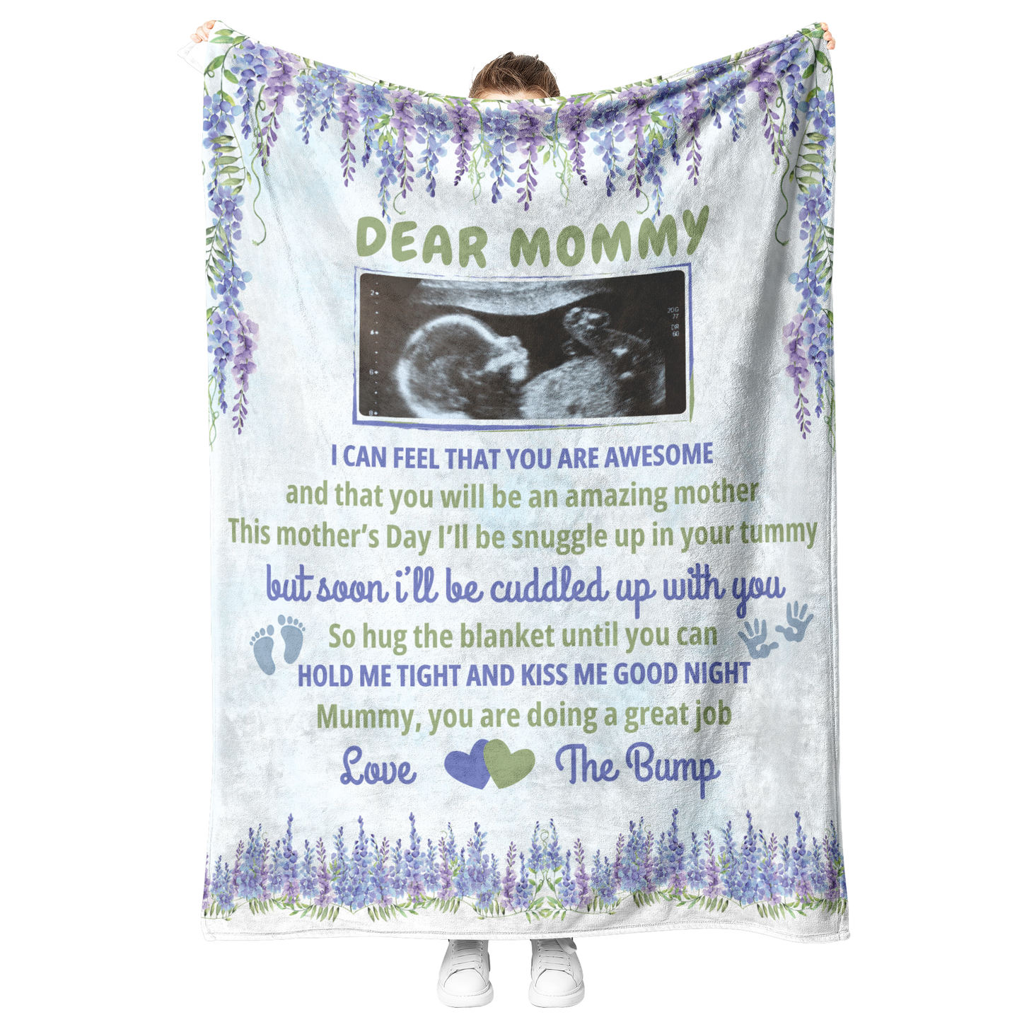 Dear Mommy Baby Bump | Blanket