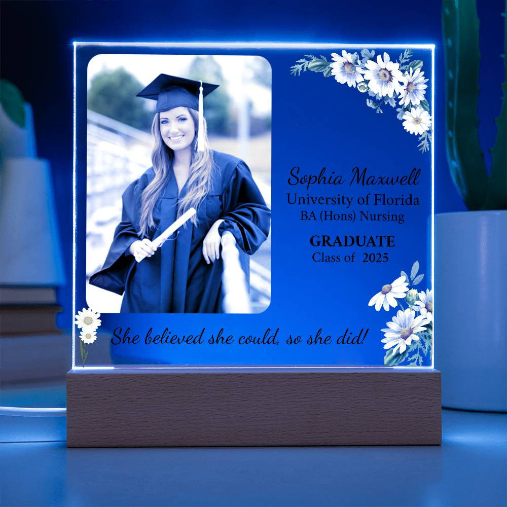 Personalized Graduation Gift | Daughter | Acrylic Square Plaque