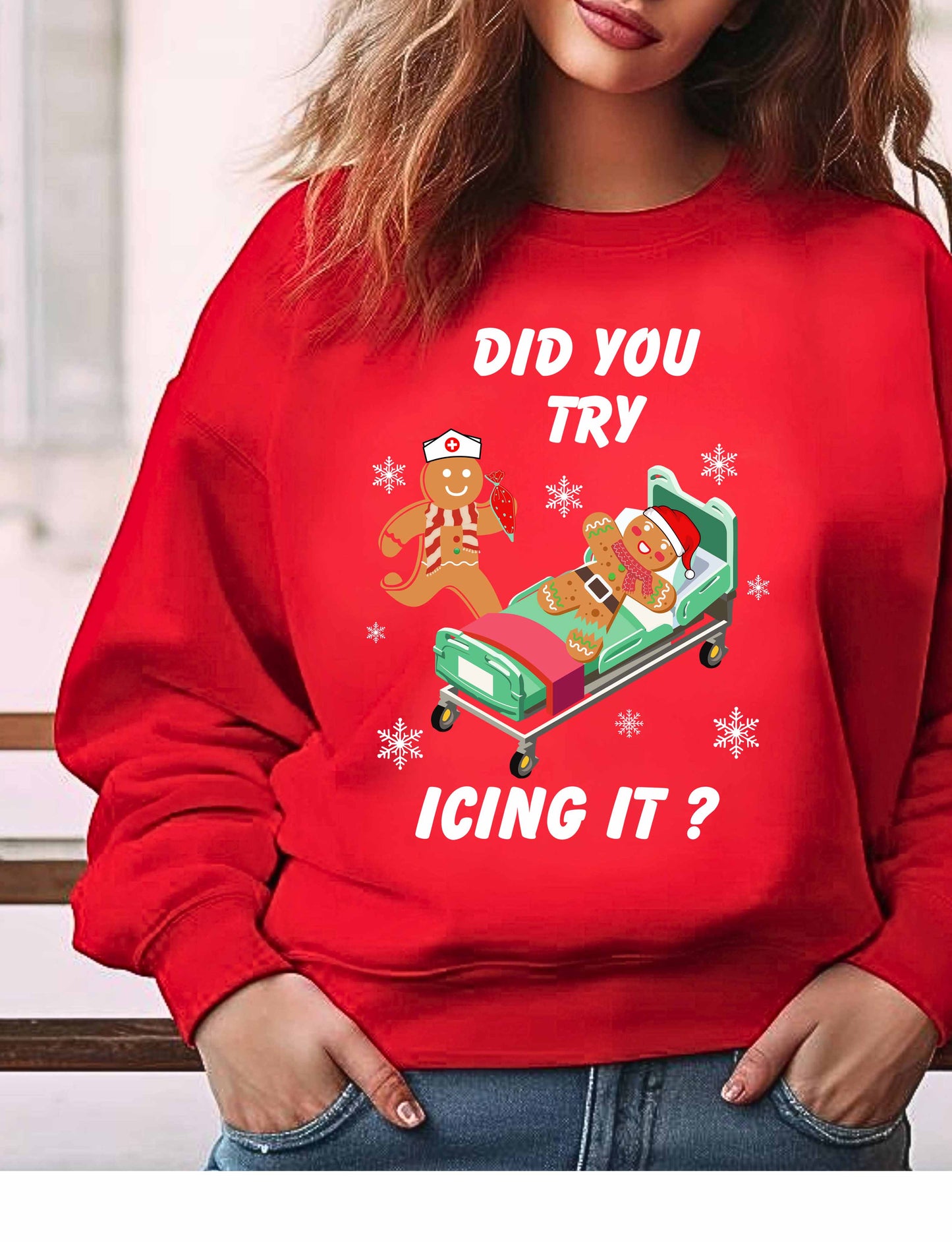 Did You Try Icing It | Christmas | Sweatshirt