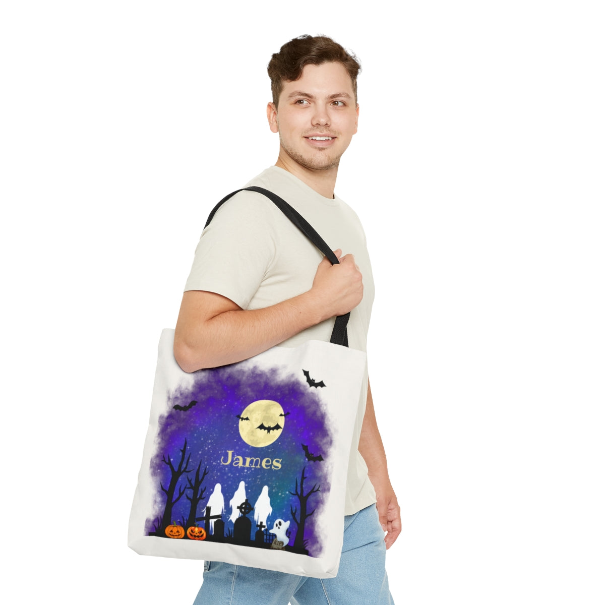 Halloween | Personalized Name | Tote Bag