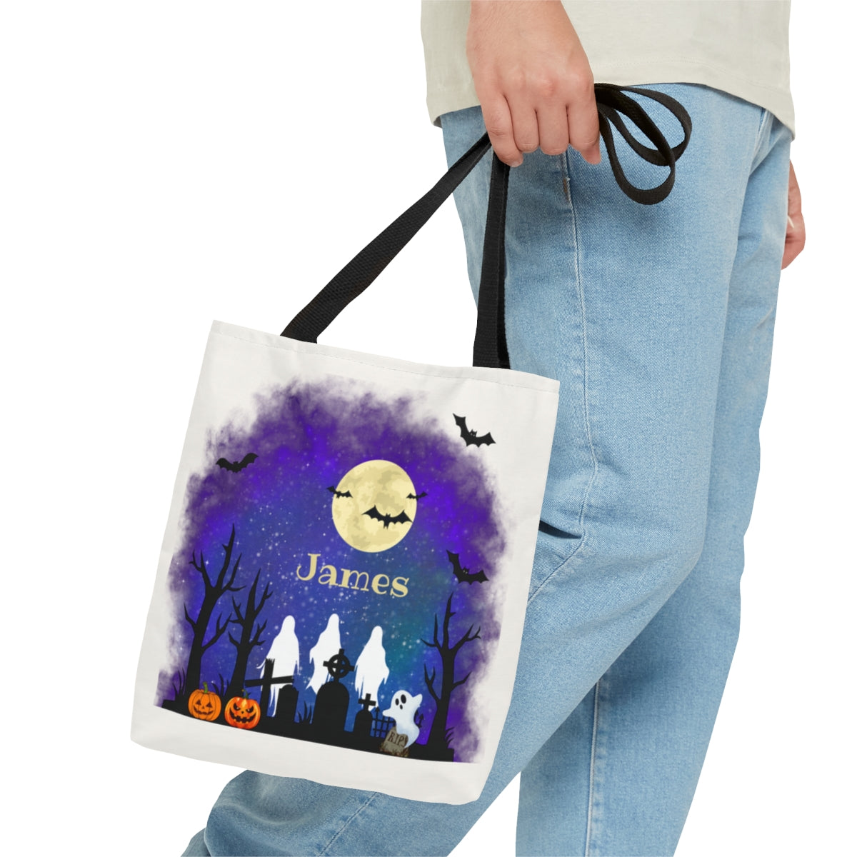 Halloween | Personalized Name | Tote Bag