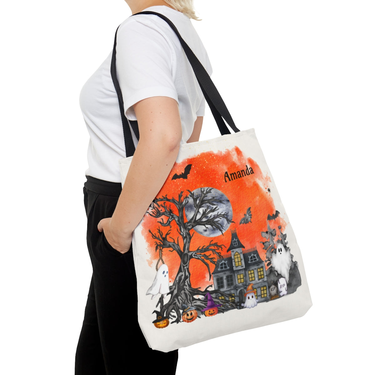 Halloween | Personalized Name | Tote Bag