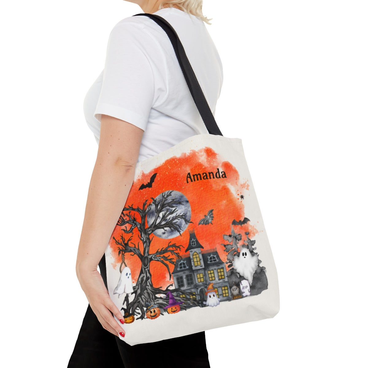 Halloween | Personalized Name | Tote Bag