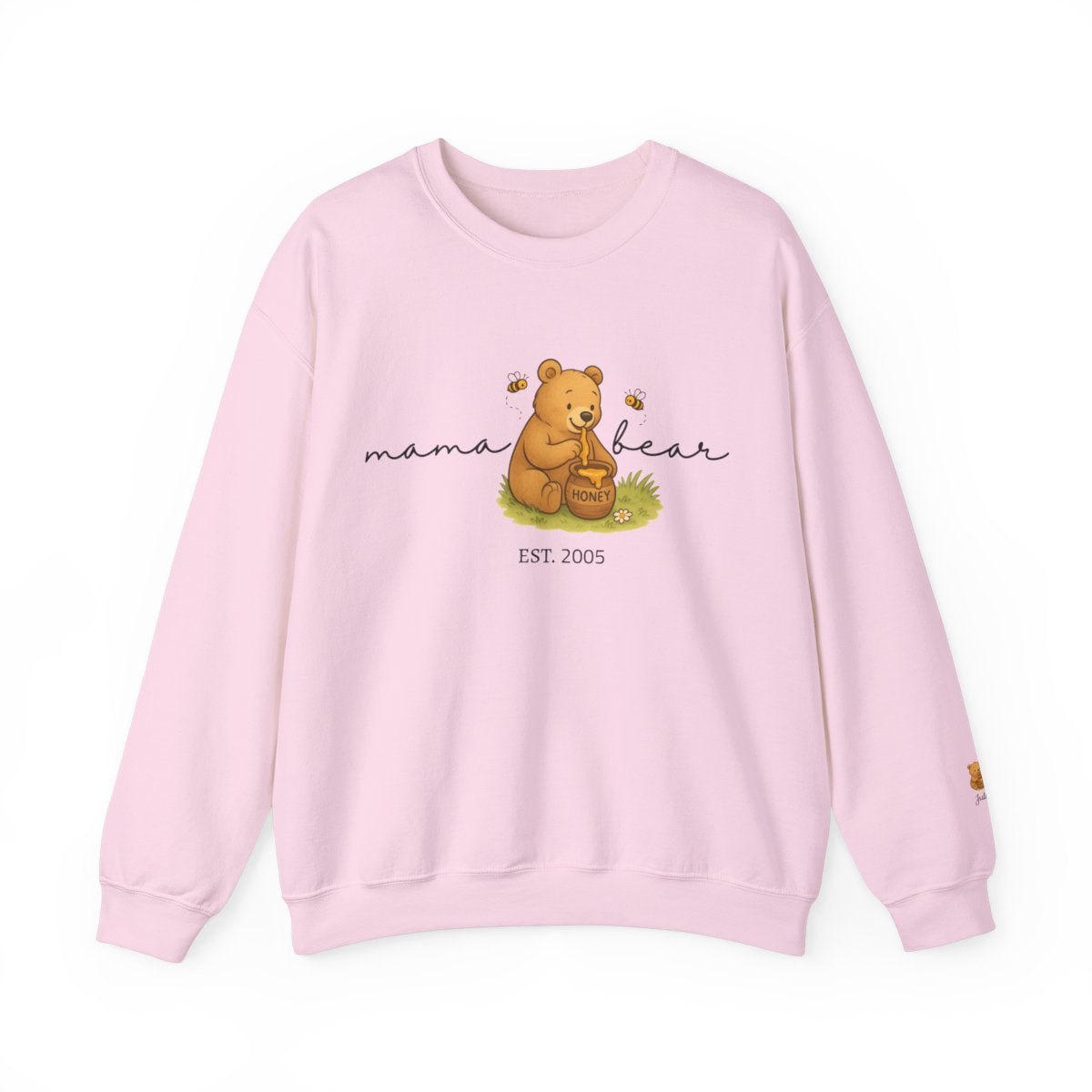 Custom Mama Bear |Sweatshirt | Personalized Est with Kids Name on Sleeve | Perfect for Mother's Day