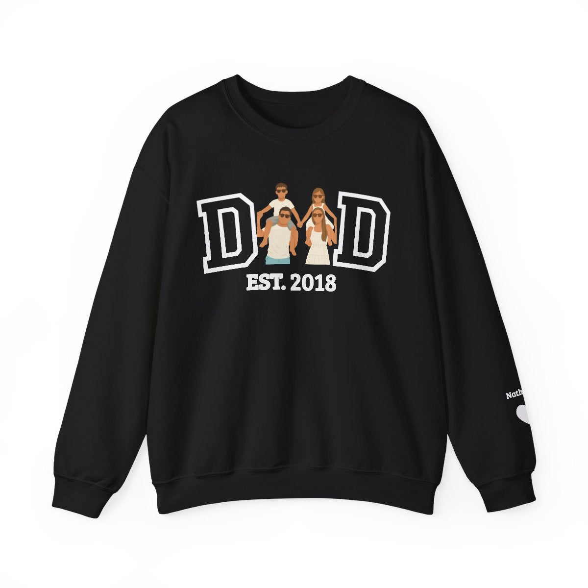 💞Custom Dad Portrait Sweatshirt | Father's Day Gift💞