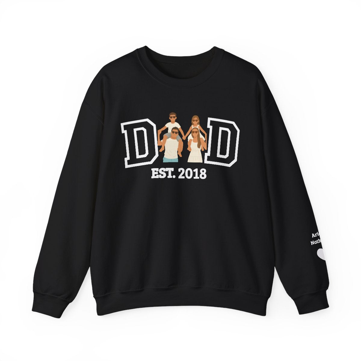💞Custom Dad Portrait Sweatshirt | Father's Day Gift💞