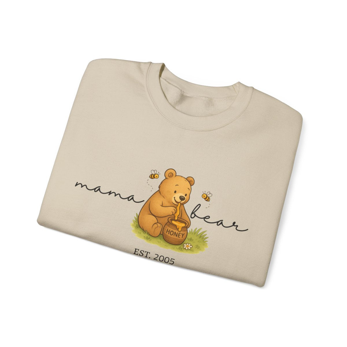 Custom Mama Bear |Sweatshirt | Personalized Est with Kids Name on Sleeve | Perfect for Mother's Day