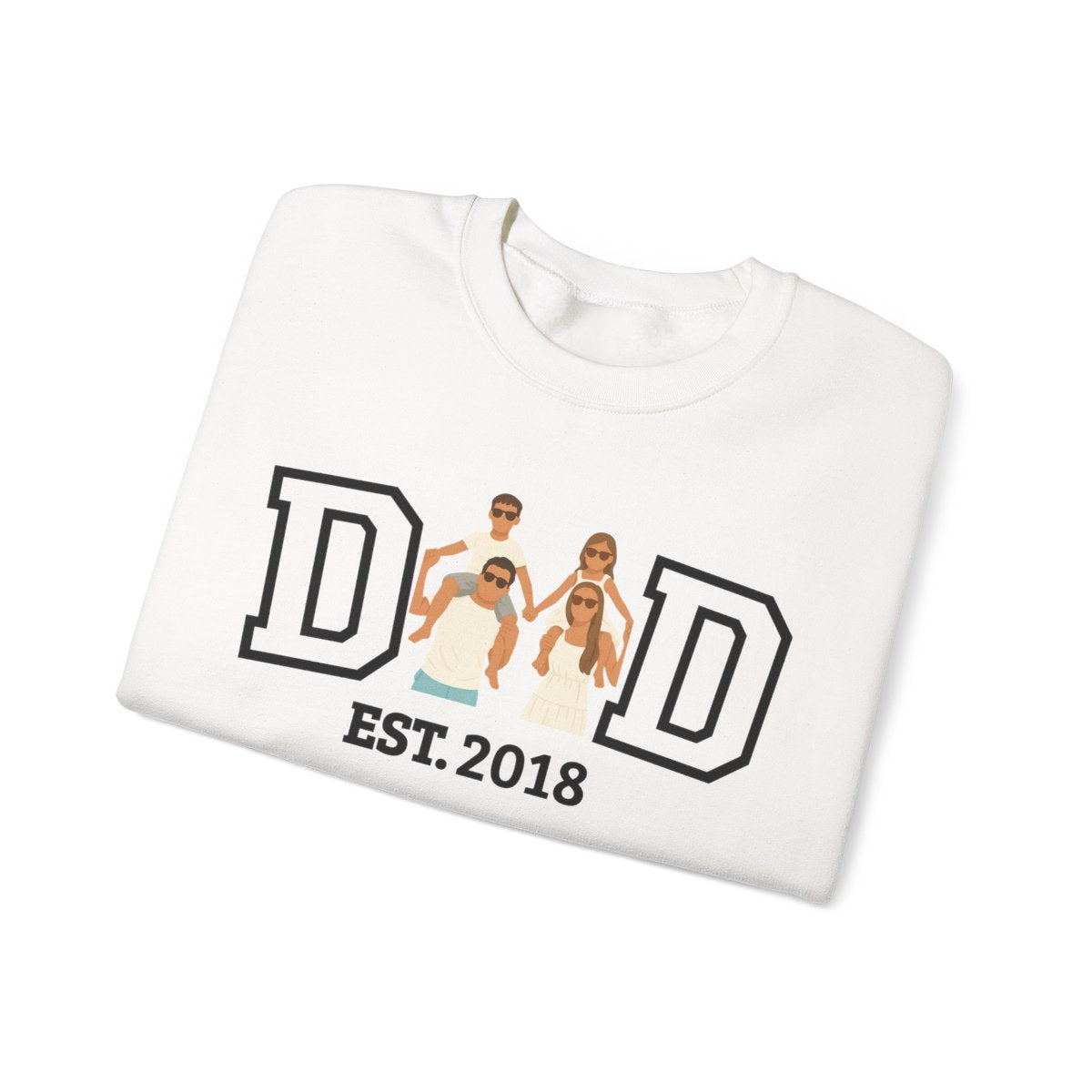 💞Custom Dad Portrait Sweatshirt | Father's Day Gift💞