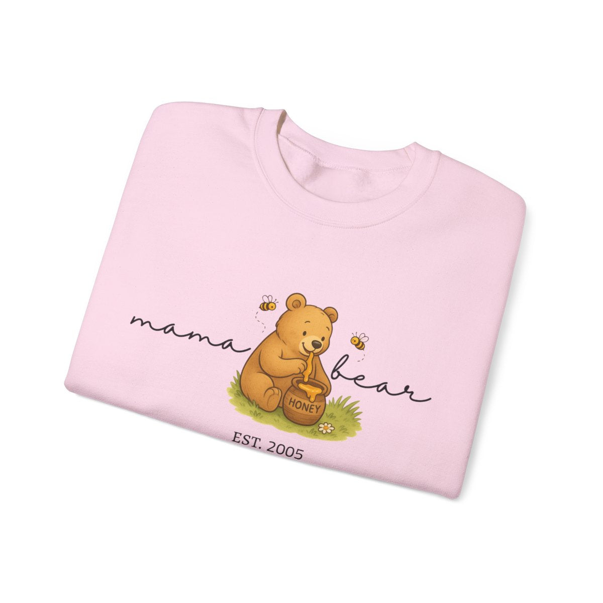 Custom Mama Bear |Sweatshirt | Personalized Est with Kids Name on Sleeve | Perfect for Mother's Day