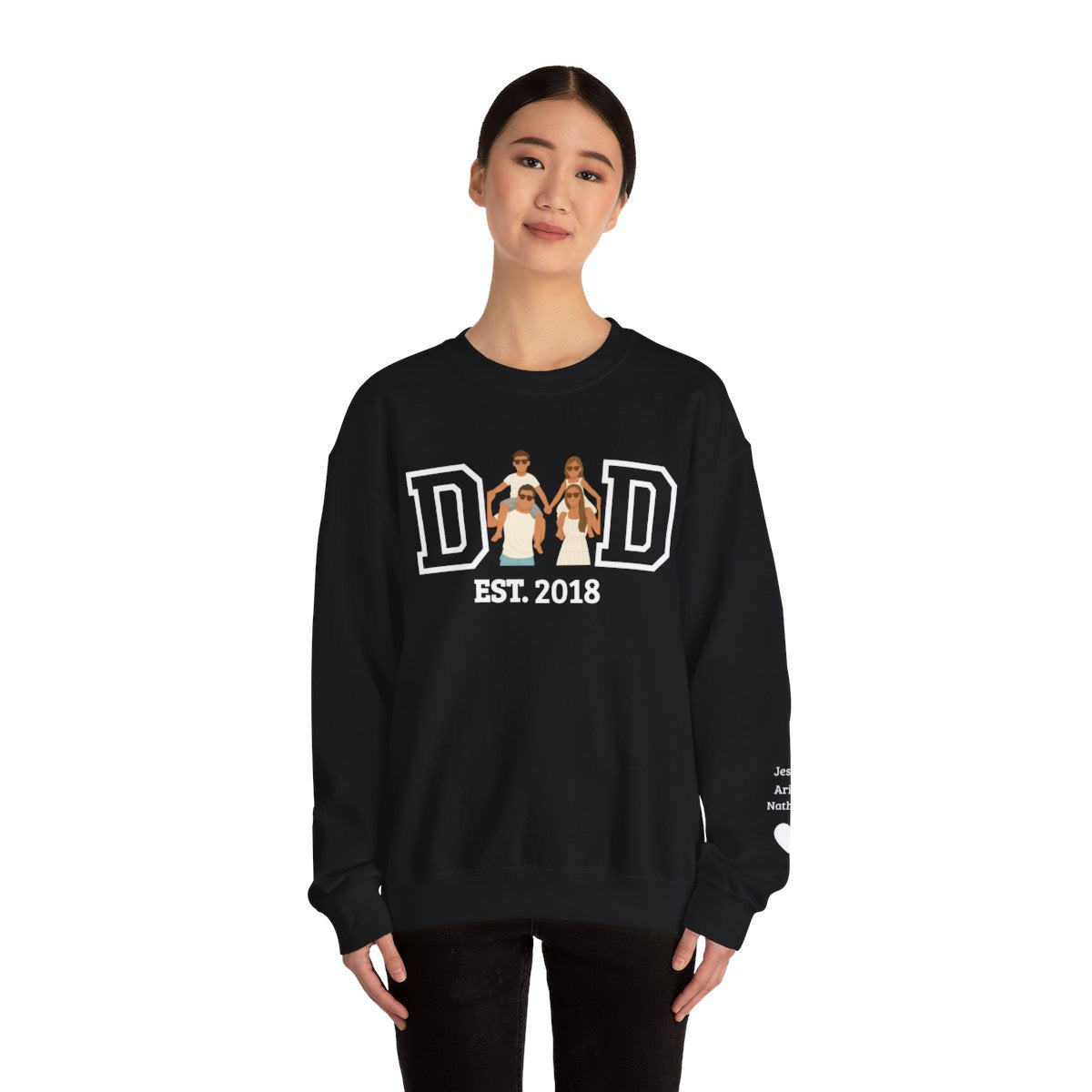 💞Custom Dad Portrait Sweatshirt | Father's Day Gift💞