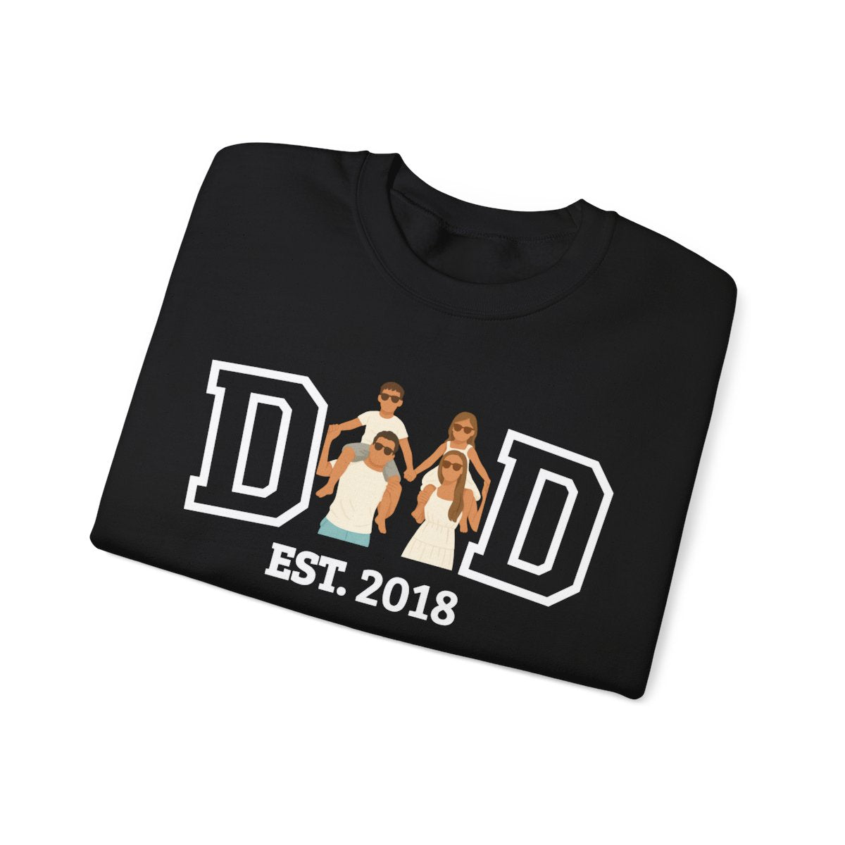 💞Custom Dad Portrait Sweatshirt | Father's Day Gift💞