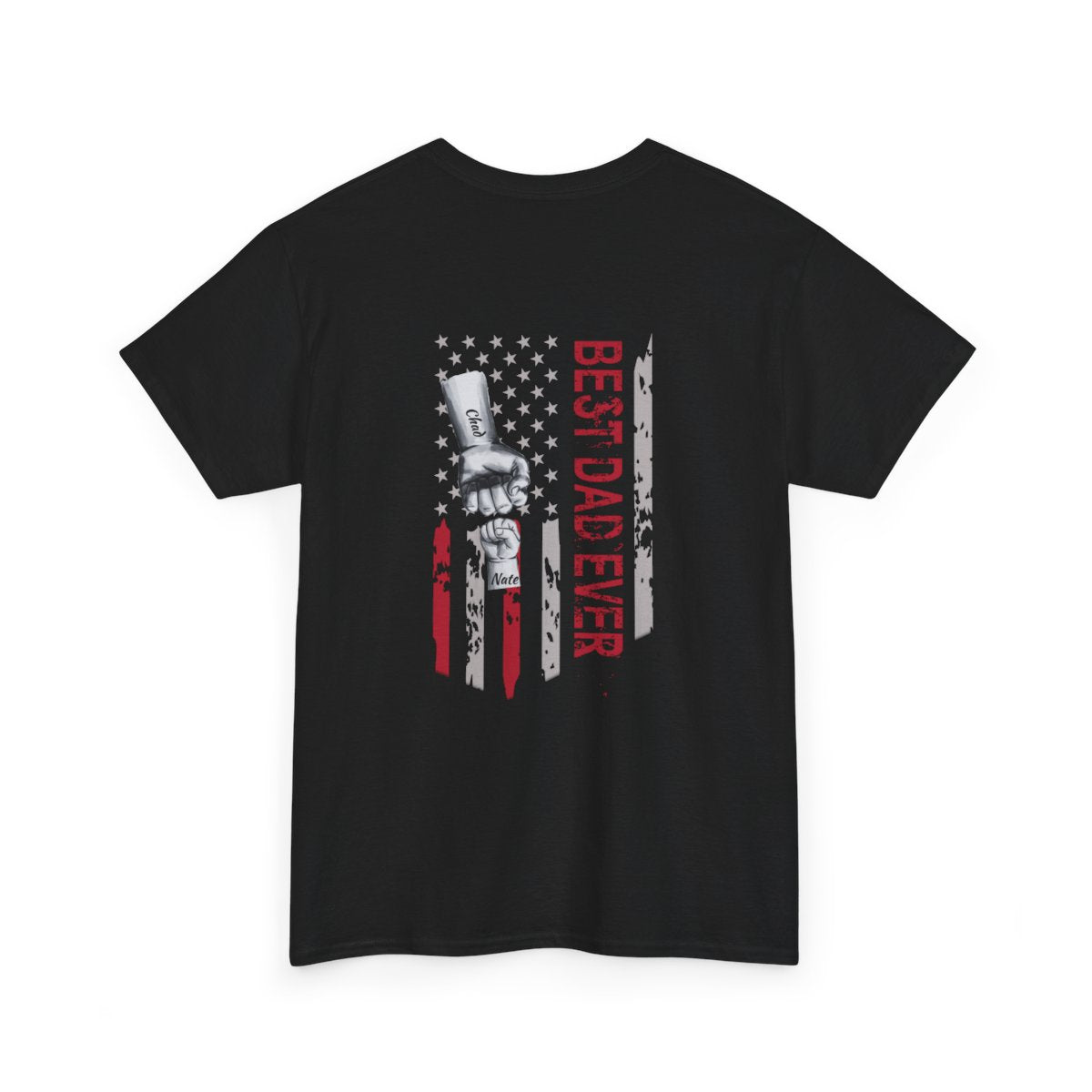 Personalized Kids Name | Best Dad Ever | Heavy Cotton Tee