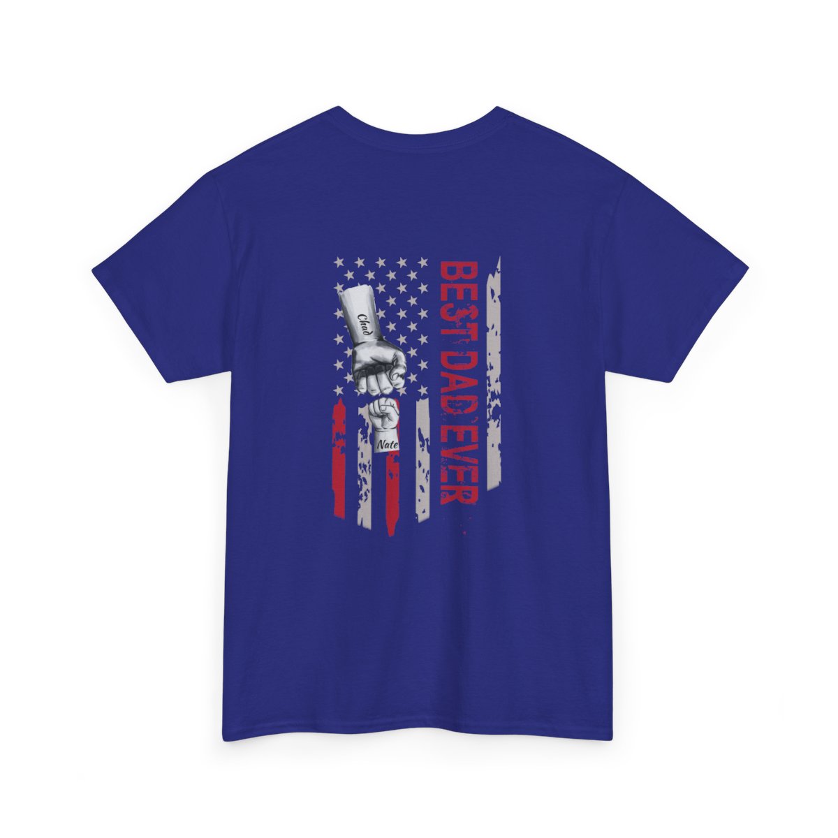 Personalized Kids Name | Best Dad Ever | Heavy Cotton Tee