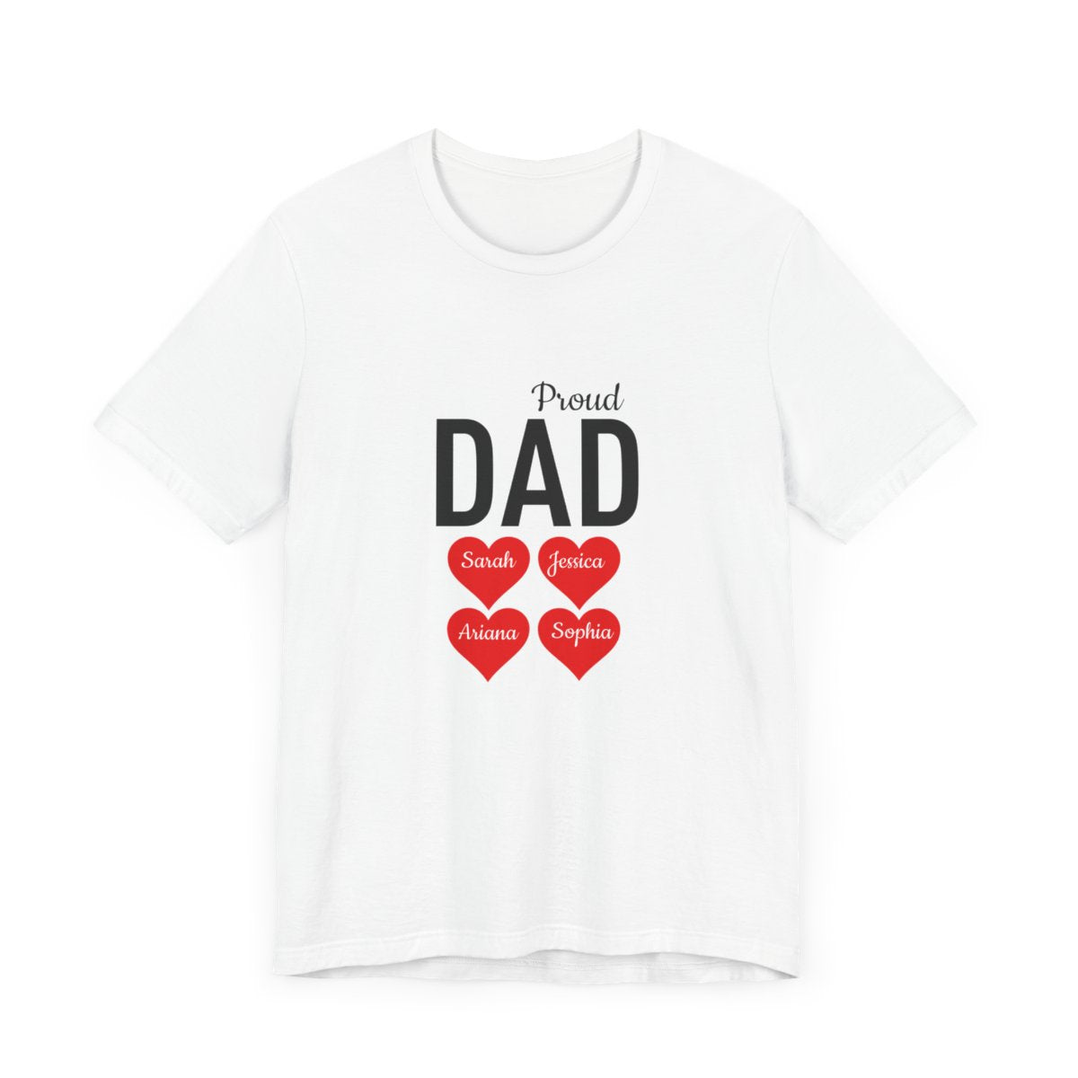 Personalized Up To 4 Daughter's Name | You can't Scare Me I Have 2 Daughters | T-Shirt