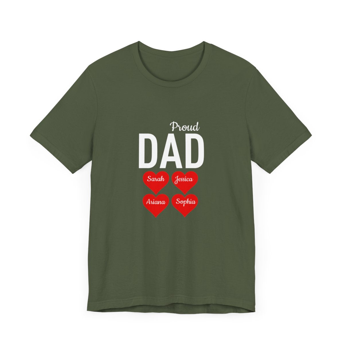 Personalized Up To 4 Daughter's Name | You can't Scare Me I Have 2 Daughters | T-Shirt