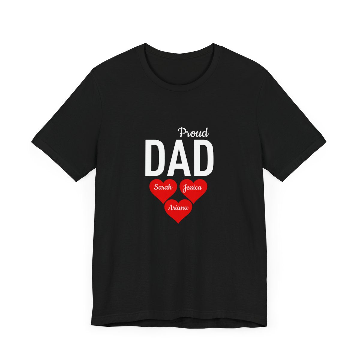 Personalized Up To 4 Daughter's Name | You can't Scare Me I Have 2 Daughters | T-Shirt