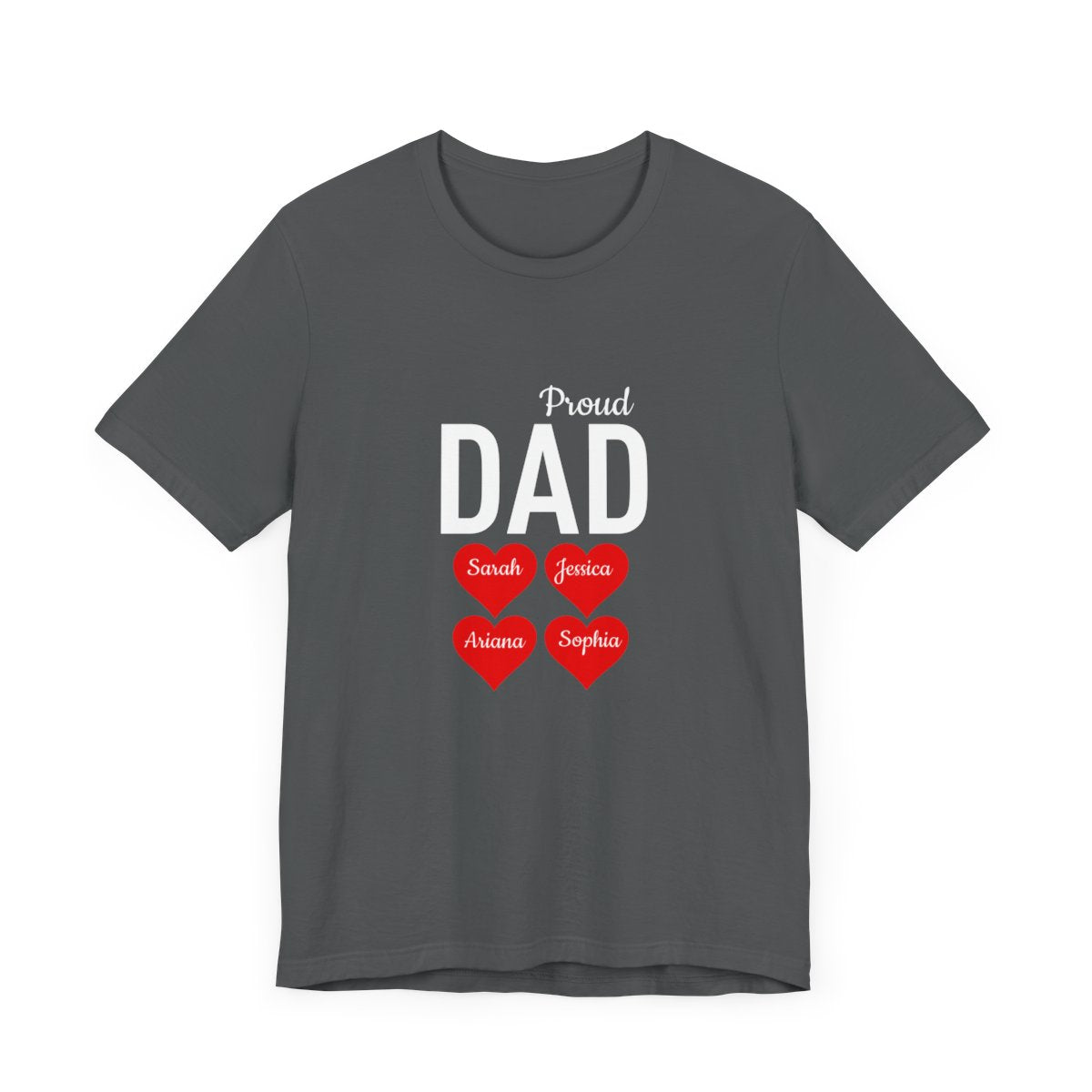 Personalized Up To 4 Daughter's Name | You can't Scare Me I Have 2 Daughters | T-Shirt