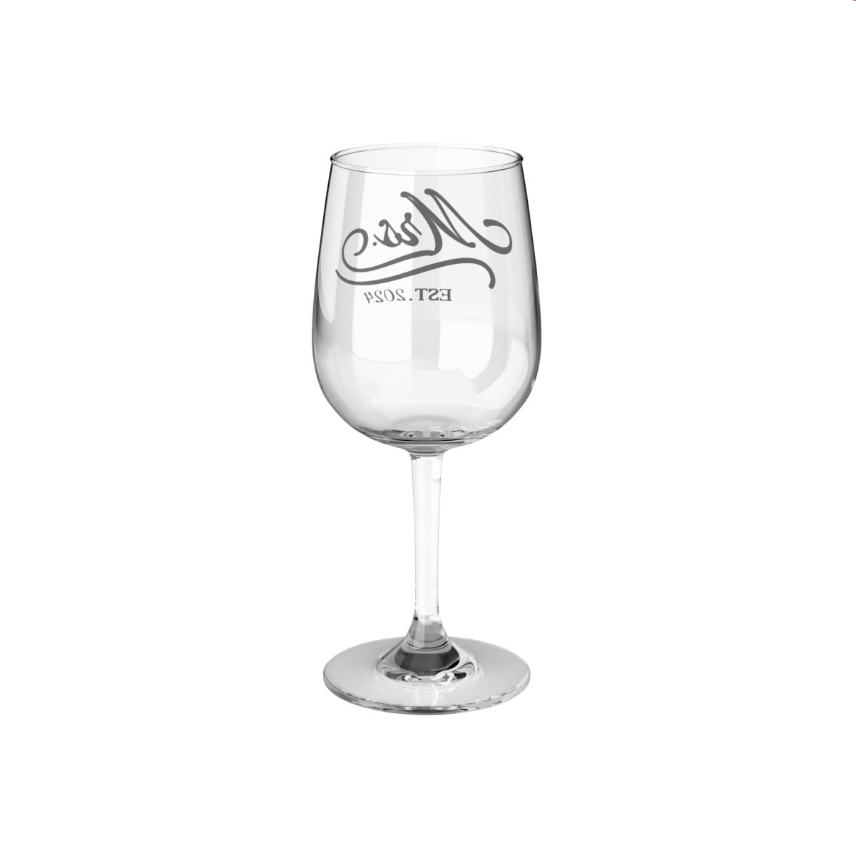 Personalized |Mr. & Mrs. Wine Glass |12oz