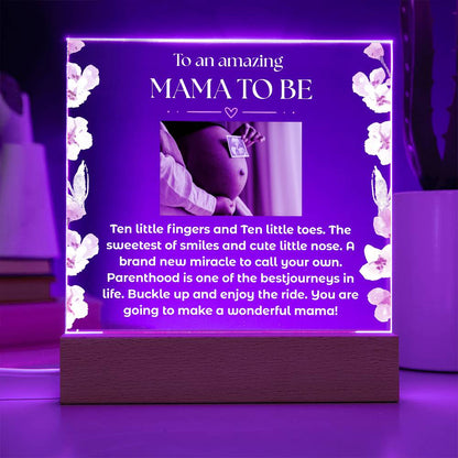 Mama to be | Acrylic Square Plaque