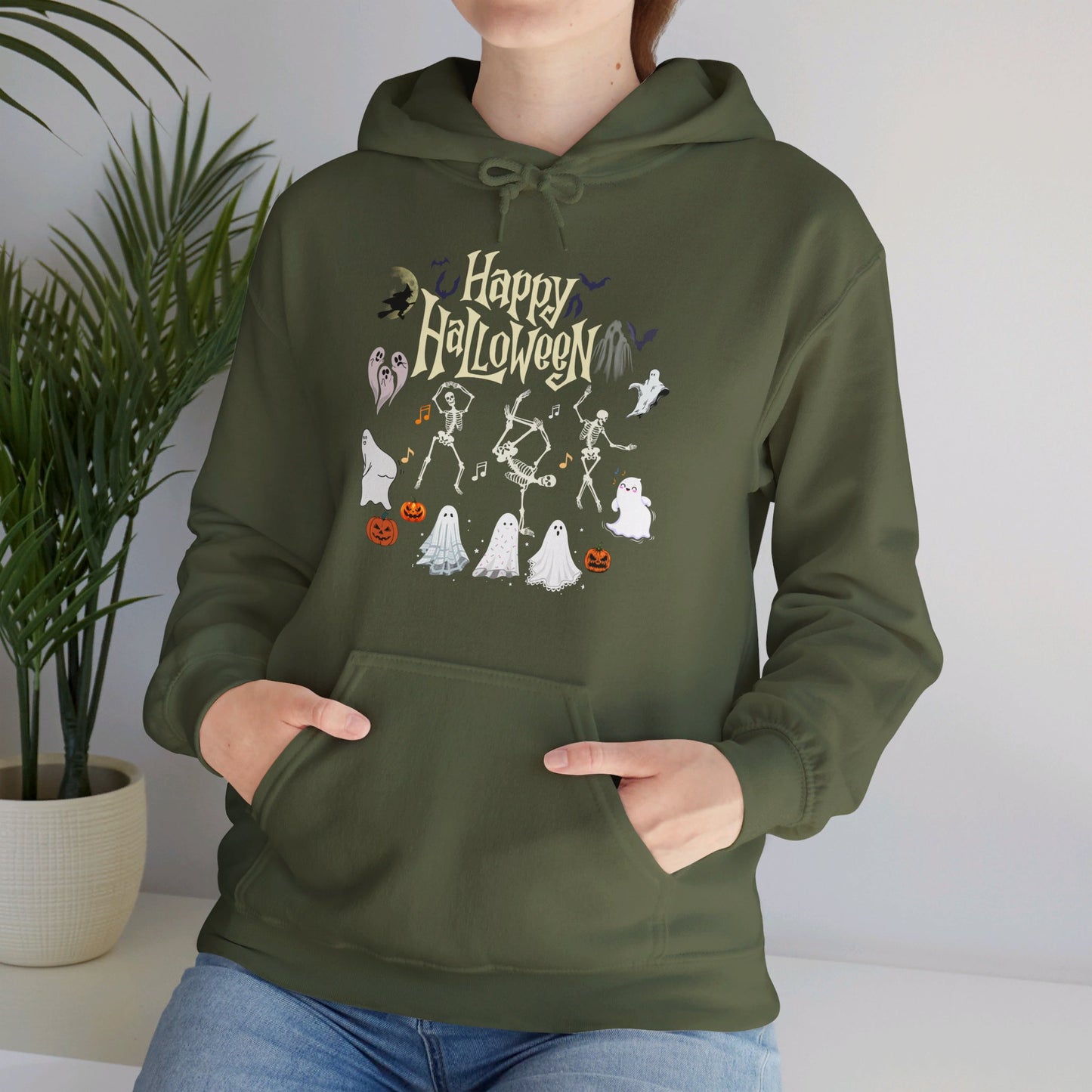 Halloween - Happy Dancing Ghost -Hoodie