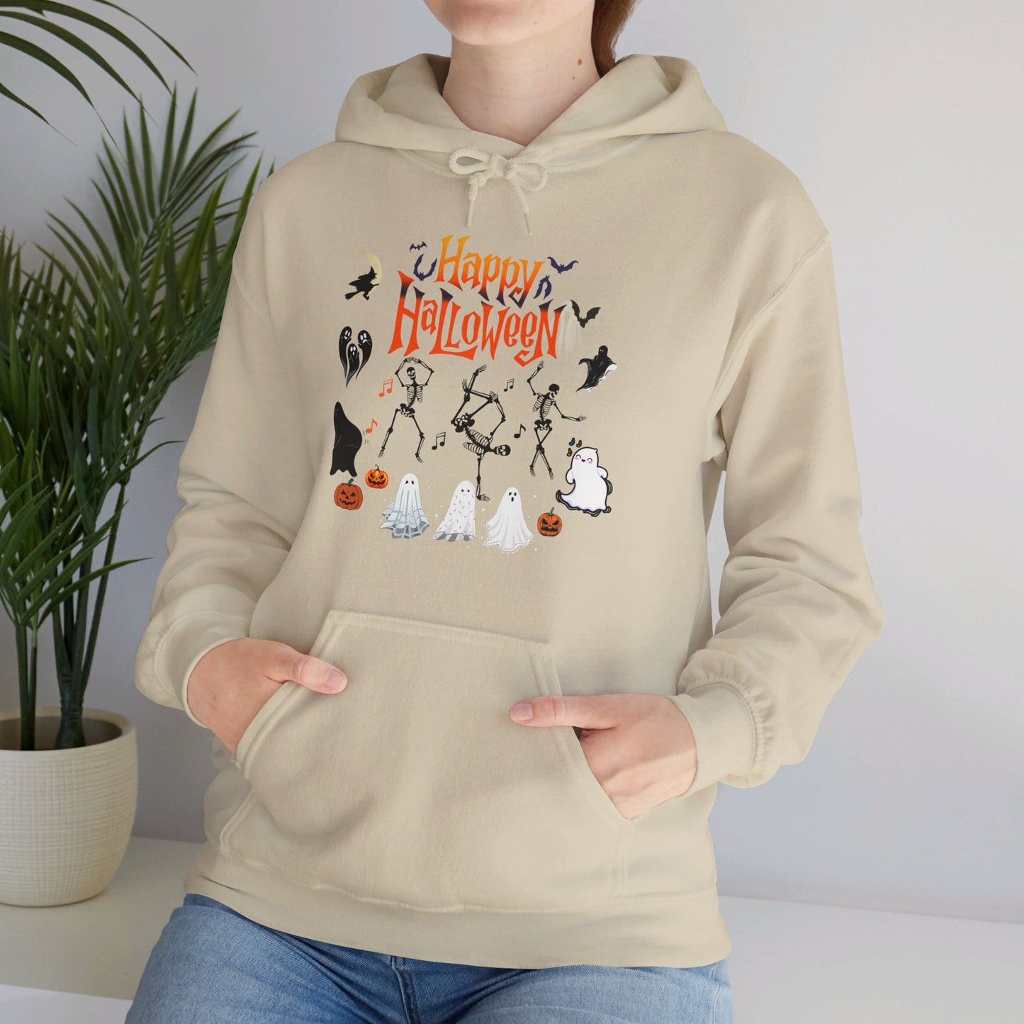 Halloween - Happy Dancing Ghost -Hoodie