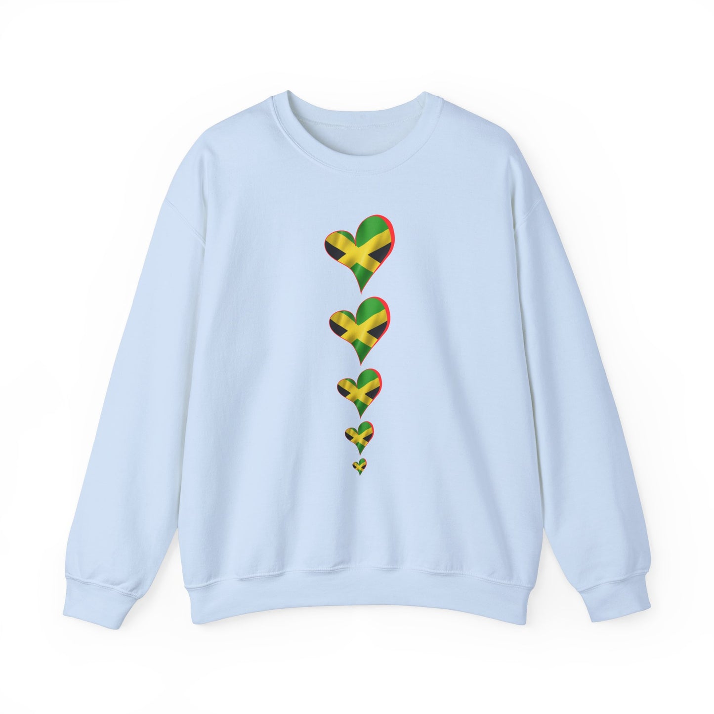 Jamaica Heart Flag Sweatshirt