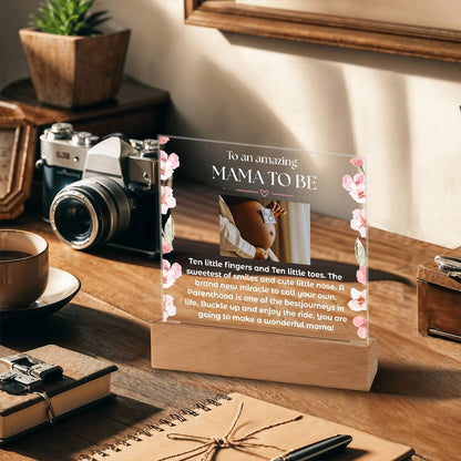 Mama to be | Acrylic Square Plaque