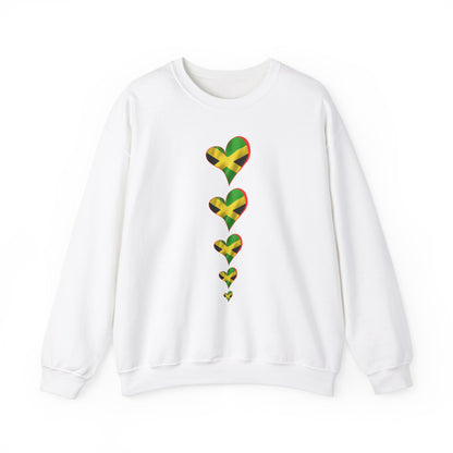 Jamaica Heart Flag Sweatshirt