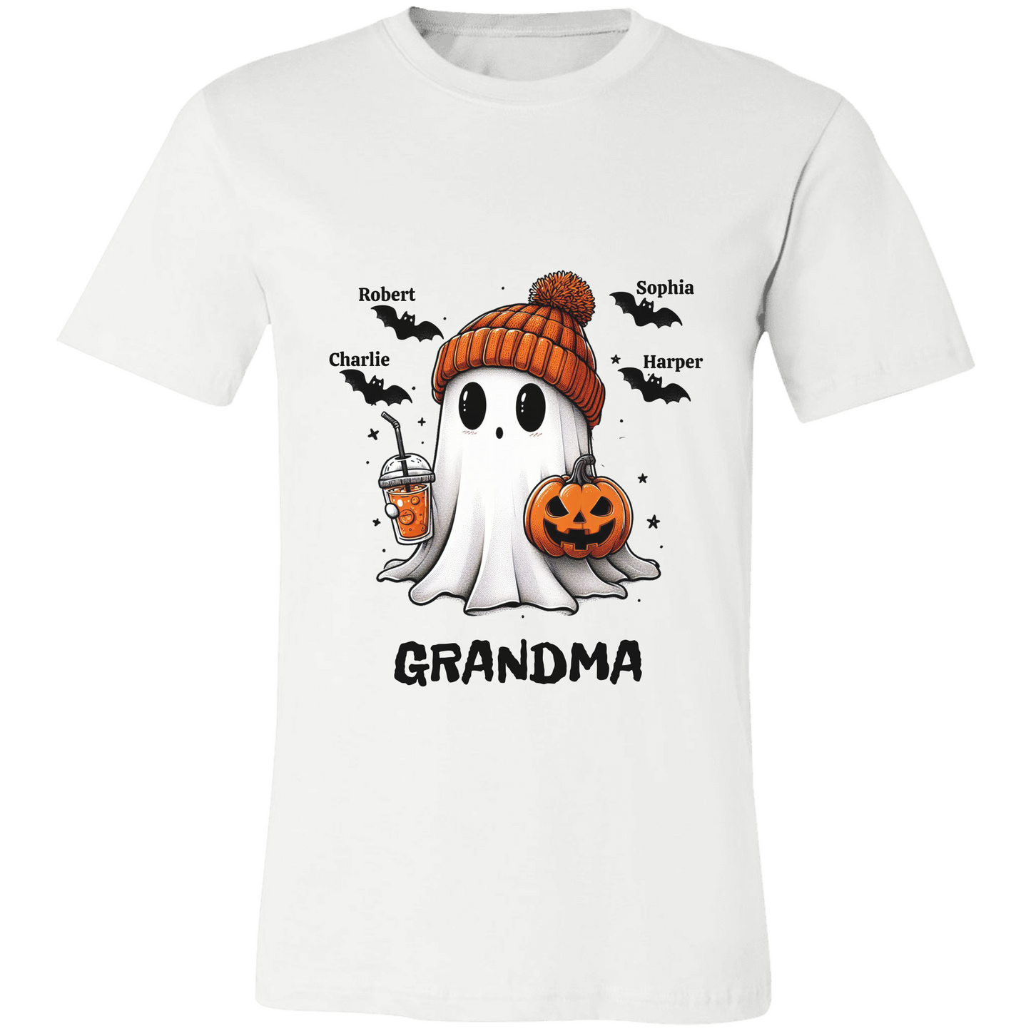 Halloween Personalized Ghost -Unisex T-Shirt