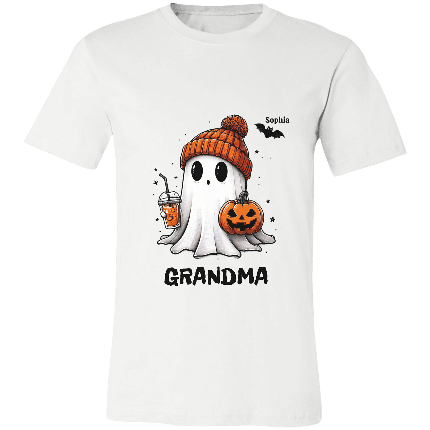 Halloween Personalized Ghost -Unisex T-Shirt