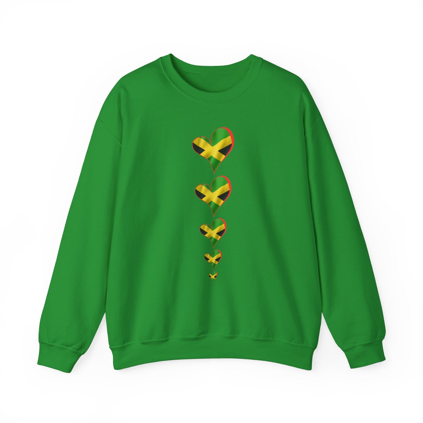 Jamaica Heart Flag Sweatshirt