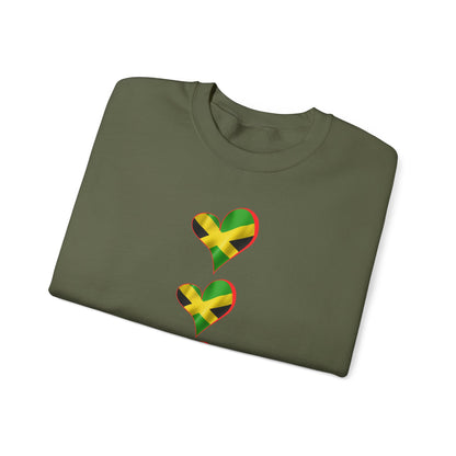 Jamaica Heart Flag Sweatshirt