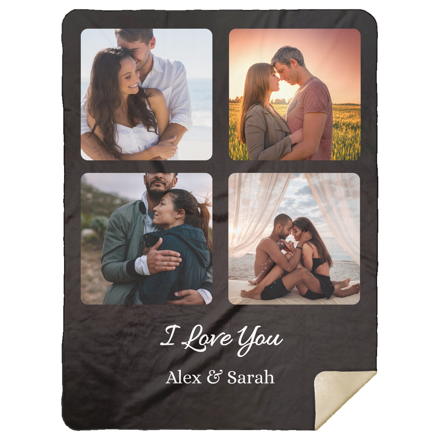 Personalized | I Love You |Photo Blanket