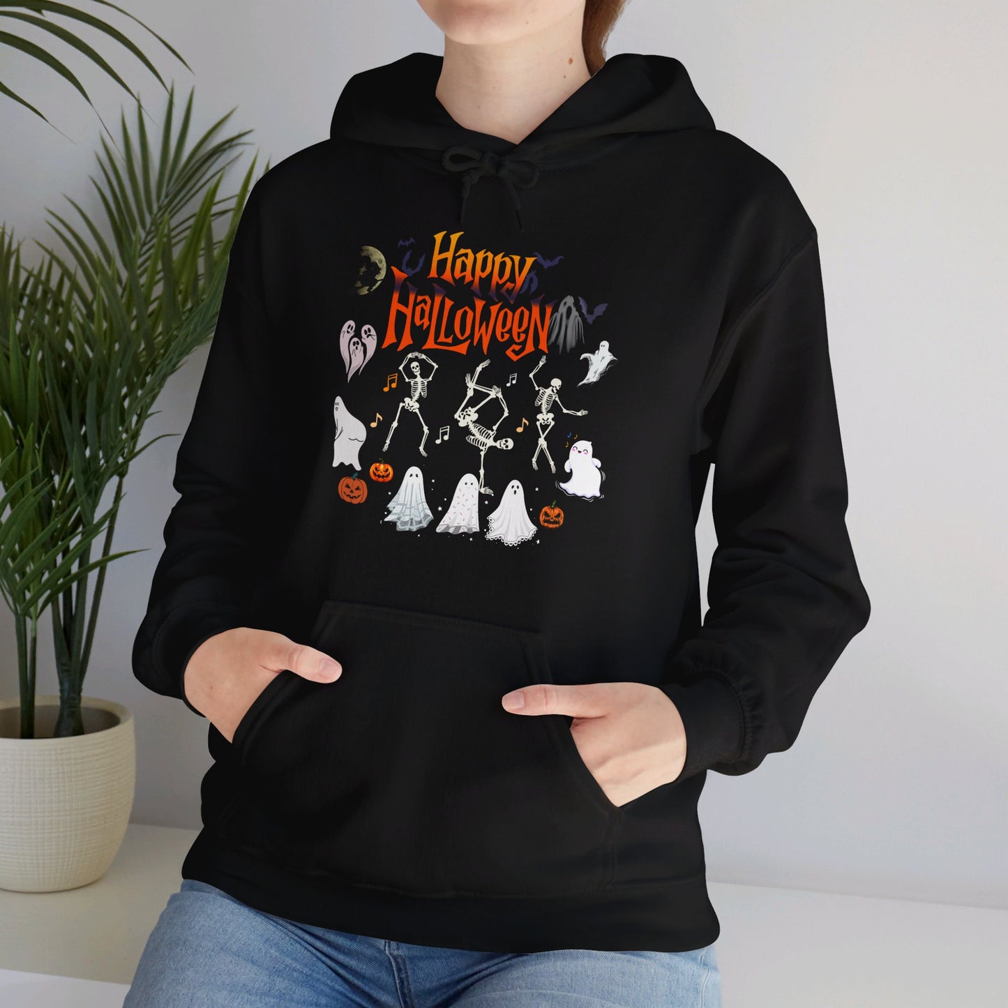 Halloween - Happy Dancing Ghost -Hoodie