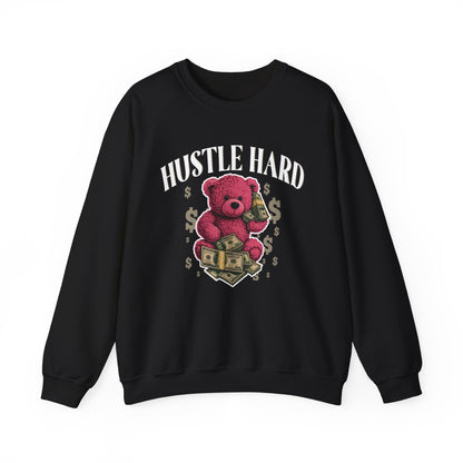 Hustle Hard | Pink Teddy | Sweatshirt