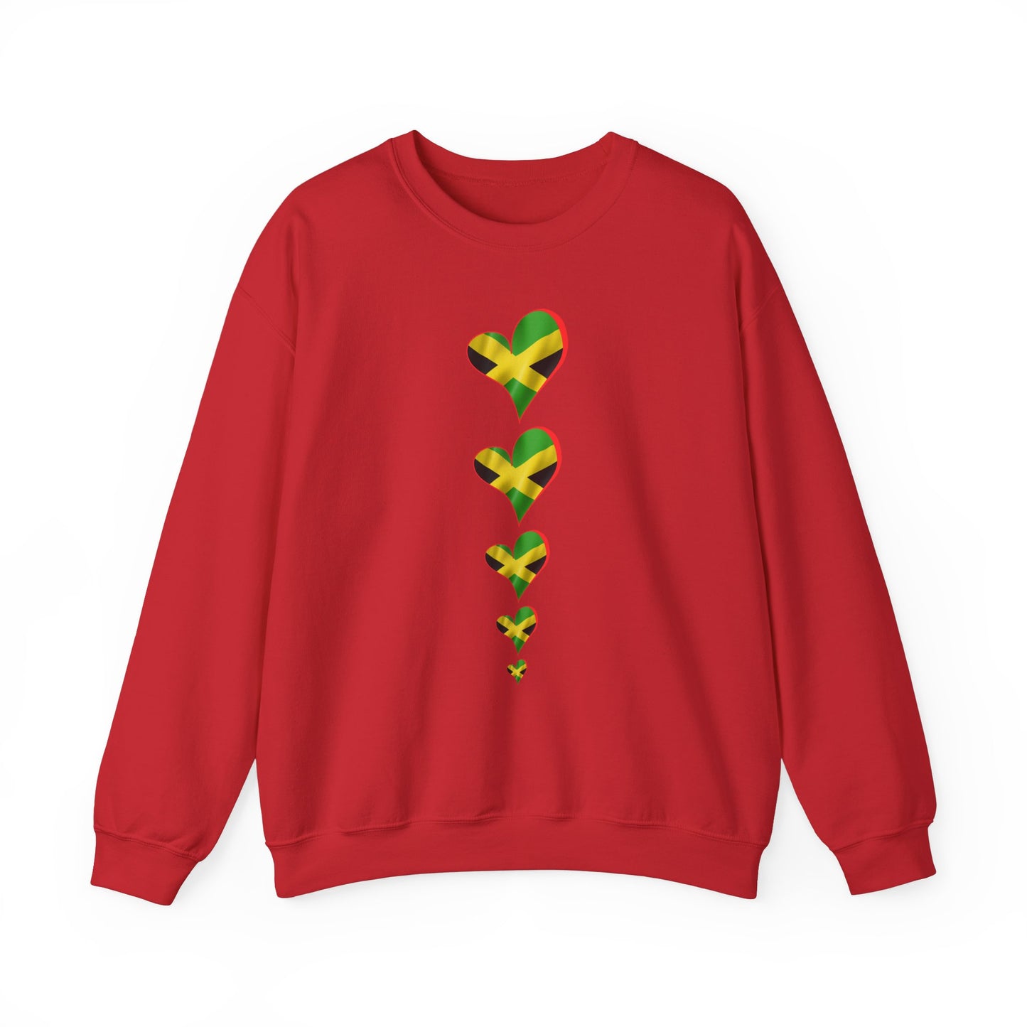 Jamaica Heart Flag Sweatshirt