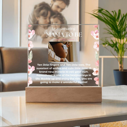 Mama to be | Acrylic Square Plaque