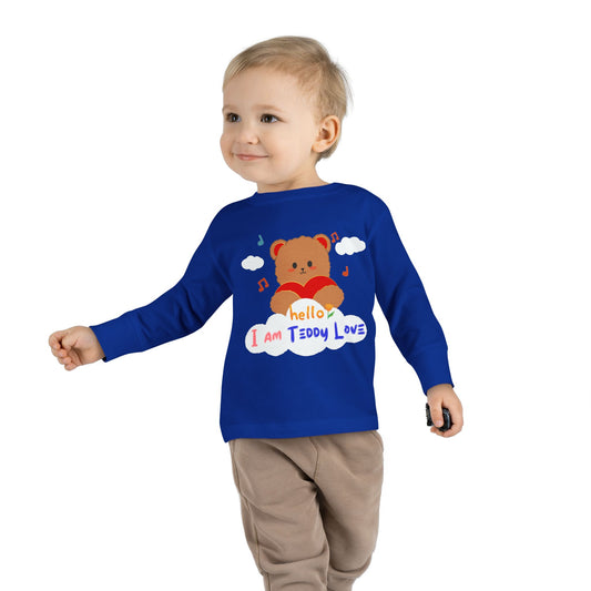 Tee - I am Teddy Love -Toddler Long Sleeve Tee