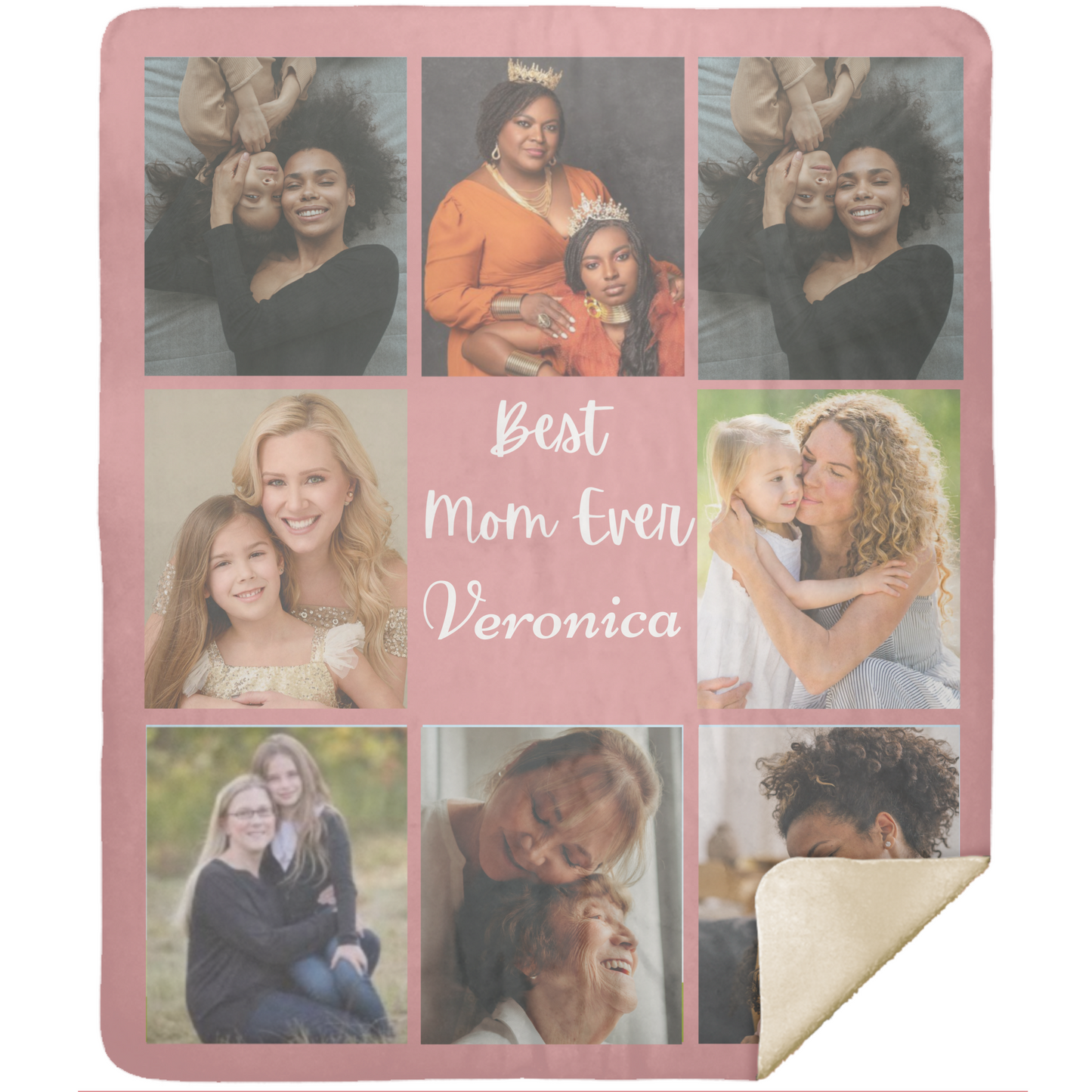 Personalize Photo Blanket - Best Mom Ever