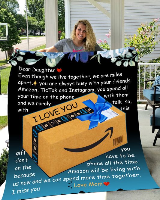 To My Daughter | Amazon Gift Box | Blanket