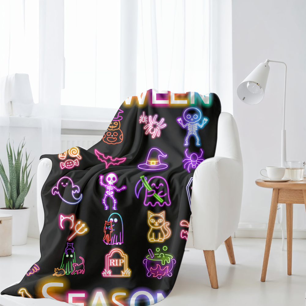 Neon Halloween Season | Blanket