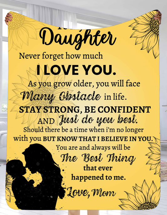 To My Daughter | Personalized Blanket