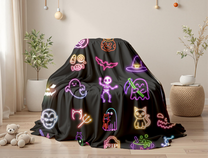 Neon Halloween Season | Blanket