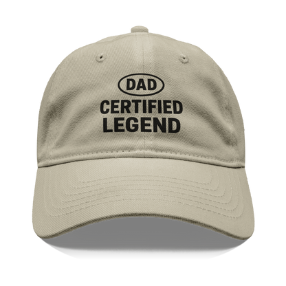 Dad_Certified_Legend__Hat__Gift_For_Da_Front_Khaki_Mockup.png
