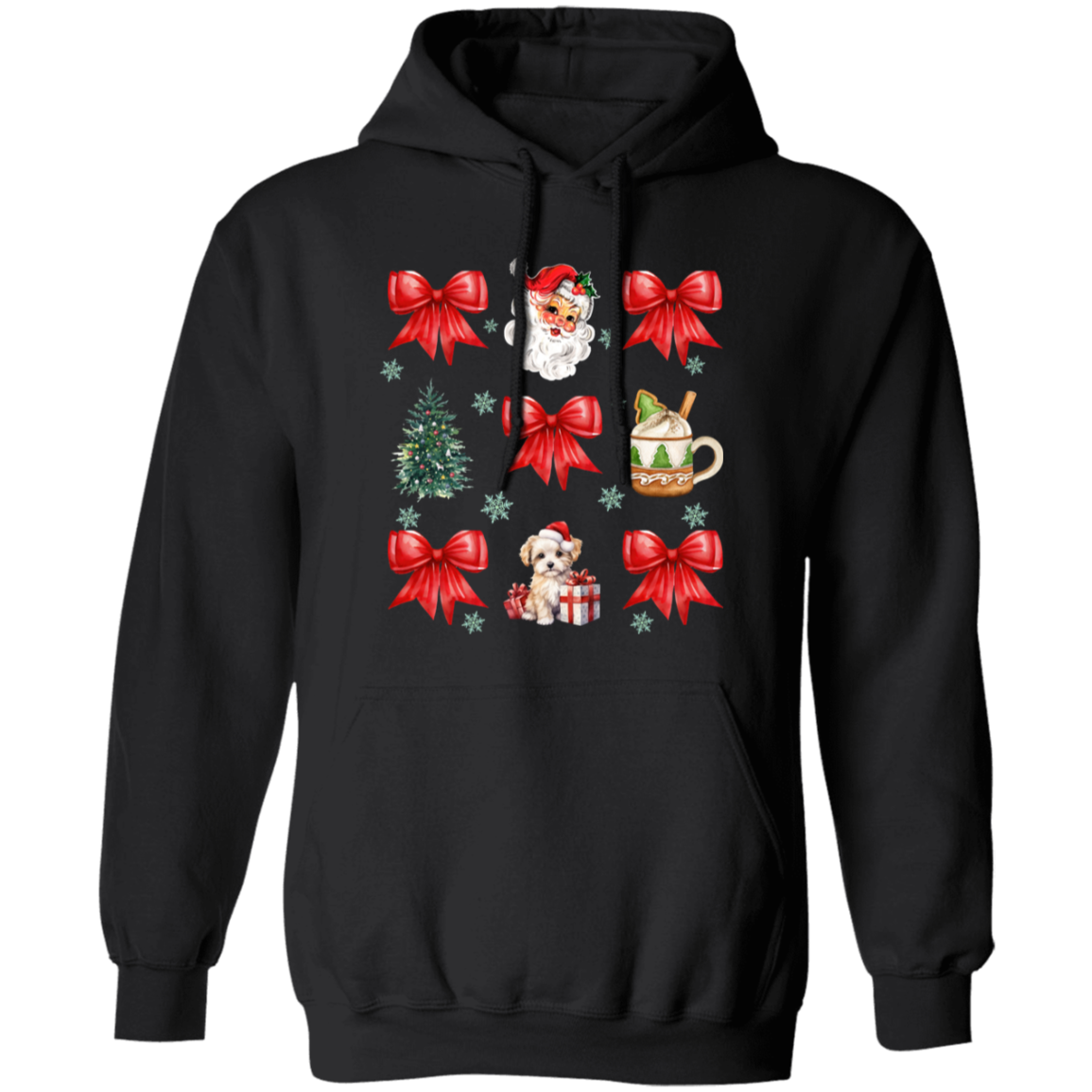 Christmas Coquette Bow | Hoodie