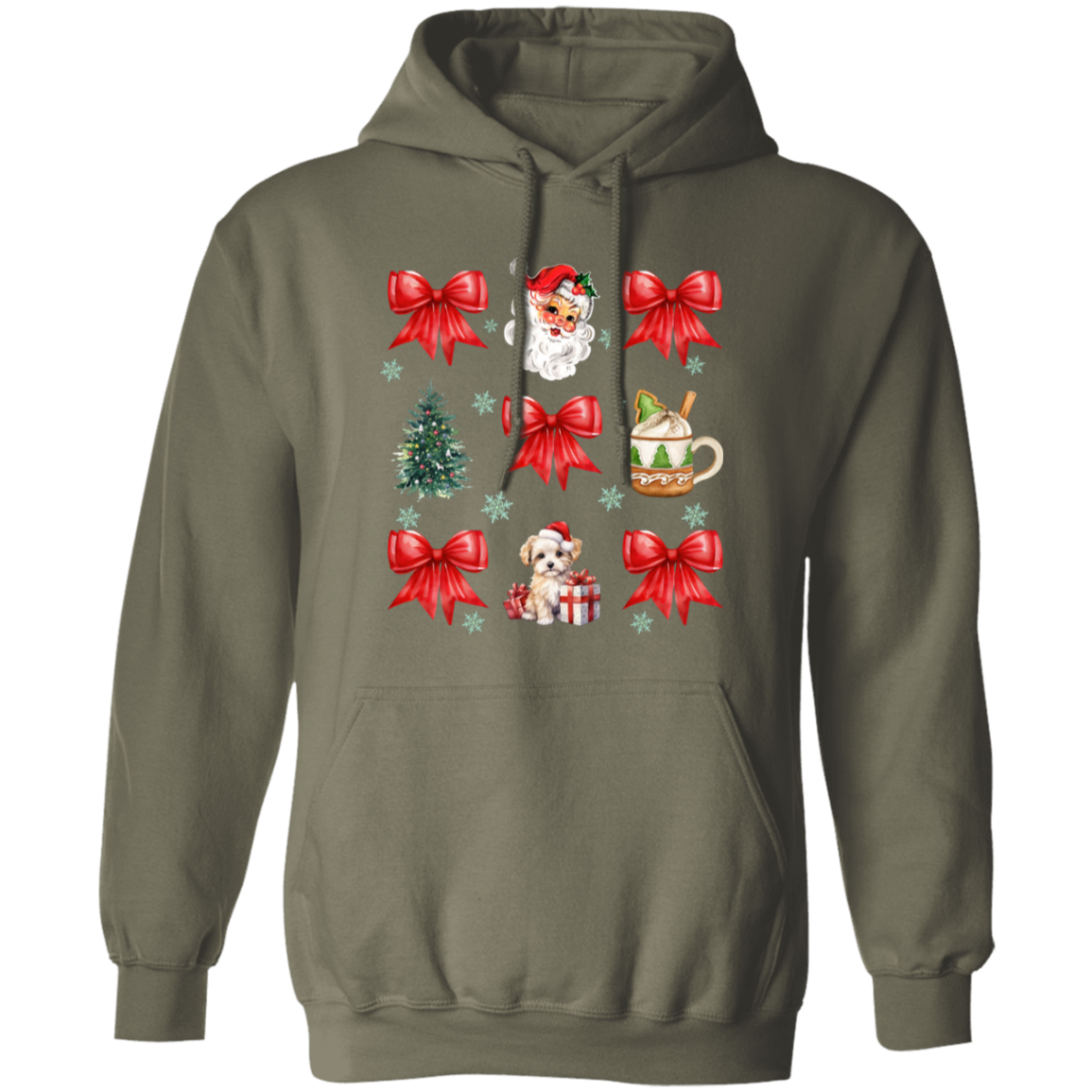 Christmas Coquette Bow | Hoodie