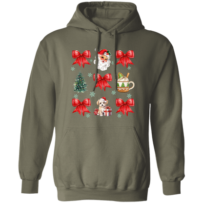 Christmas Coquette Bow | Hoodie