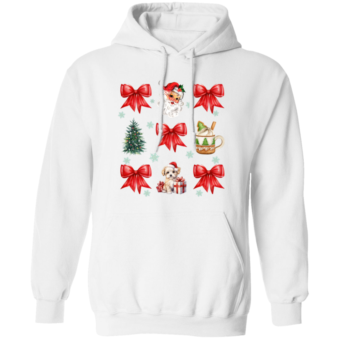 Christmas Coquette Bow | Hoodie