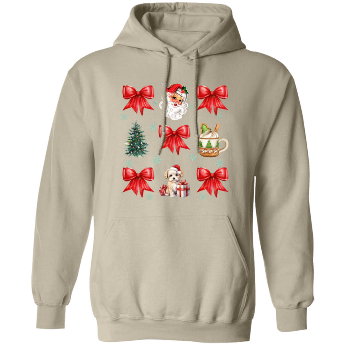 Christmas Coquette Bow | Hoodie